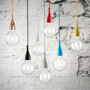 Pendul Minimal albastru metal Ideal-Lux