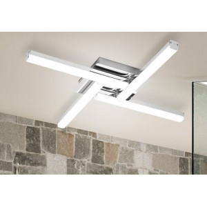 Plafoniera Antonia LED 24W metal/acril crom/alb Rabalux