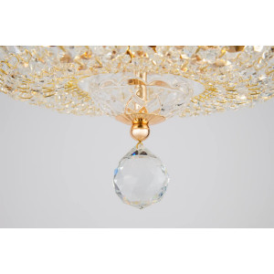 Plafoniera Basfor metal/cristal auriu Maytoni