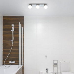 Plafoniera Becca 1xG9 metal/sticla crom/alb Rabalux