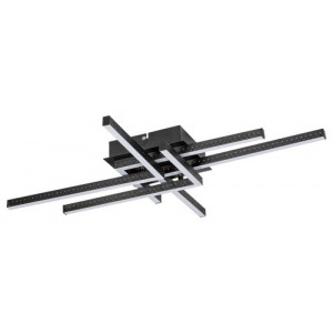 Plafoniera Casimir LED 35W metal/acril negru/alb Rabalux