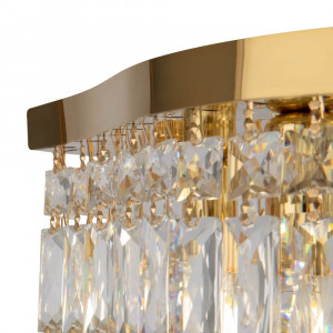 Plafoniera Dune metal/cristal auriu Maytoni