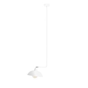 Plafoniera Espace L 1xE27 metal alb Aldex