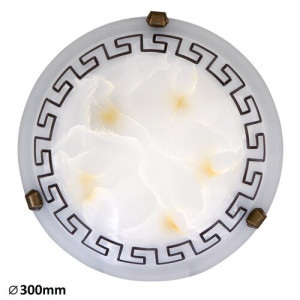 Plafoniera Etrusco 1xE27 metal/sticla alabastru Rabalux RBL7648