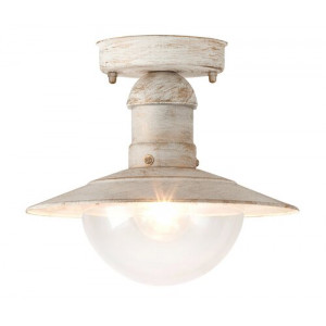Plafoniera exterior Oslo 1xE27 metal/acril alb antichizat Rabalux