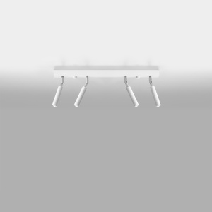 Plafoniera Eyetech 4xG9 metal alb tubular - Img 2