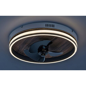 Plafoniera Faustine LED 30W metal/acril negru/alb Rabalux