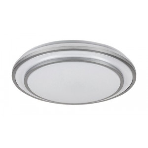 Plafoniera Lupita LED 40W acril argintiu/alb Rabalux