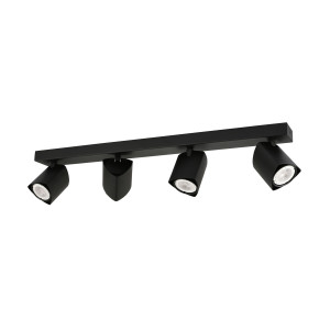 Plafoniera Merusa XL 1xGU10 metal negru Italux