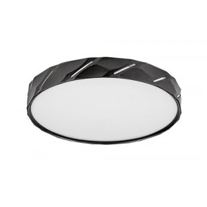 Plafoniera Nessira LED 25W metal/acril negru/alb Rabalux