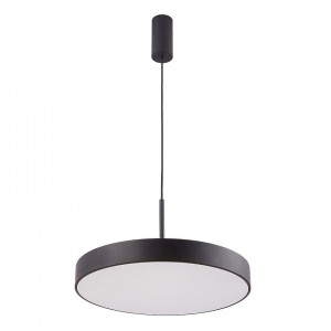 Plafoniera Orbital LED 35W 2100 lumeni metal/acril negru sablat Italux