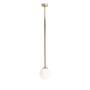 Plafoniera Pinne L 1xE14 metal/sticla auriu Aldex