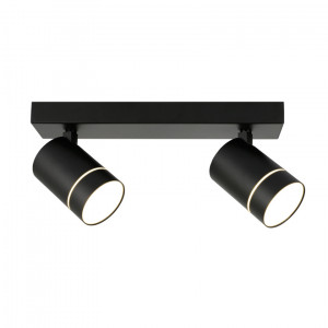 Plafoniera Selma LED 10W 640 lumeni metal negru Italux