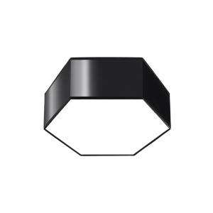 Plafoniera Sunde 11 2xE27 acril negru cube - Img 1