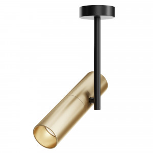 Spot aplicat Elti 1xGU10 metal negru/auriu Maytoni
