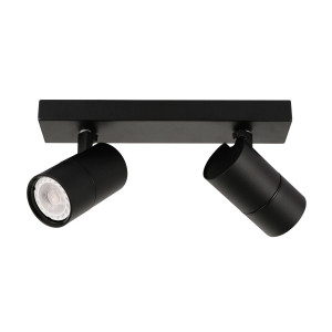 Spot aplicat Laconi 2xGU10 metal negru Italux