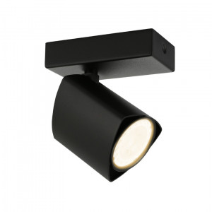 Spot aplicat Merusa 1xGU10 metal negru Italux