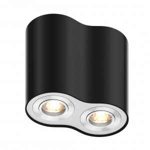 Spot aplicat Rondoo Sl2 2xGU10 metal negru Zuma Line