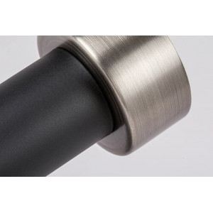 Spot bara Konrad 1xGU10 metal negru/argintiu Rabalux