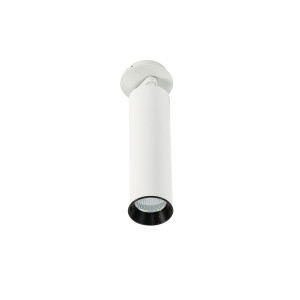 Spot incastrat Bocca White 3000K LED 18W 1590 lumeni metal alb/negru Italux