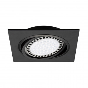 Spot incastrat Boxy Dl1 1xGU10/AR111 metal negru Zuma Line