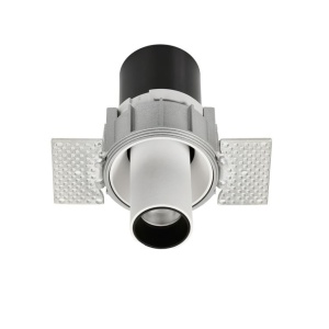 Spot incastrat Otium LED 7W 3000K 497 lumeni CRI97 UGR<11 metal alb/negru IP20