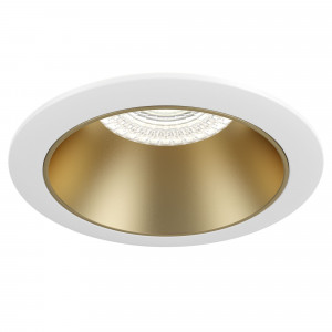 Spot incastrat Share 1xGU10 metal alb/auriu mat Maytoni