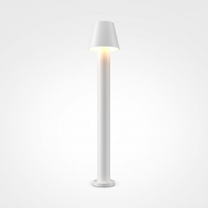 Stalp exterior Harz LED metal alb Maytoni