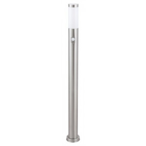 Stalp exterior Inox torch 1xE27 metal/acril nichel/alb Rabalux RBL8268