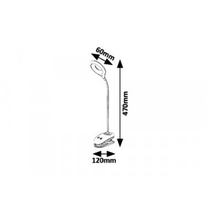 Veioza Harris LED 4W acril alb Rabalux