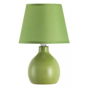 Veioza Ingrid 1xE14 ceramica/textil verde Rabalux