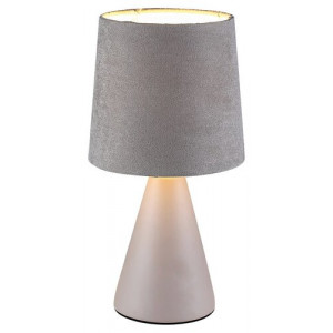 Veioza Nalani 1xE14 ceramica/textil bej Rabalux