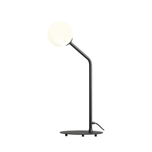 Veioza Pure 1xE14 metal/sticla negru Aldex