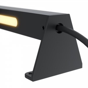 Wallwasher Edge 1xLED metal negru Maytoni