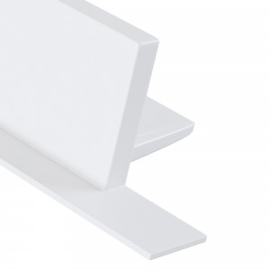 Accesoriu sina incastrata Capac 1x metal alb