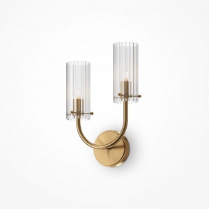 Aplica Arco 2xG9 metal/sticla alama Maytoni