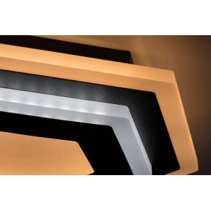 Aplica Bitsi LED 23W metal/acril negru/alb Rabalux