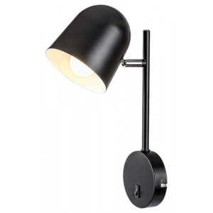 Aplica Egon 1xE14 metal negru Rabalux