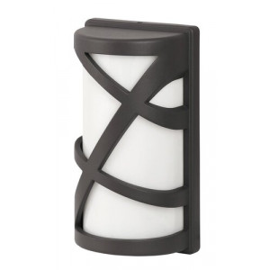 Aplica exterior Durango 1xE27 metal/acril antracit/alb Rabalux