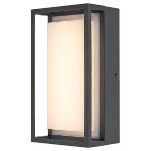 Aplica exterior Mendoza LED 6.5W metal/acril antracit/alb Rabalux
