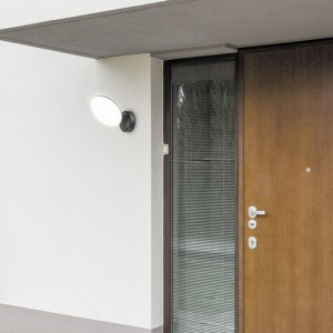 Aplica exterior Varna LED 12W acril negru/alb Rabalux