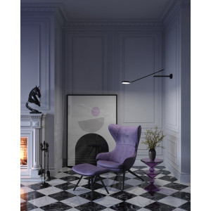 Aplica Fad 1xLED metal negru Maytoni