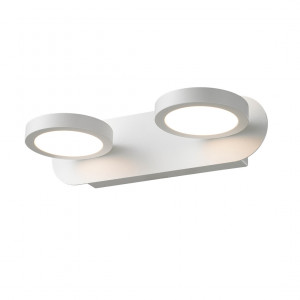 Aplica Kendra LED 10W 630 lumeni metal/acril alb sablat Italux