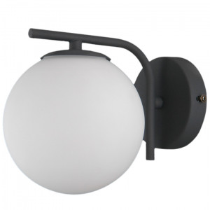 Aplica Raddi 1xG9 metal/sticla negru Italux