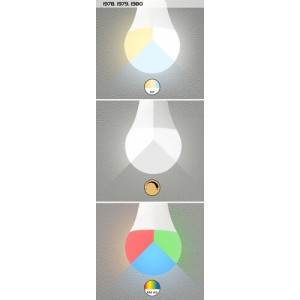 Bec LED inteligent LED 10W 3000K-6500K - lumina reglabila + RGB 1000 lumeni