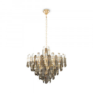 Candelabru Flare metal/cristal auriu Maytoni
