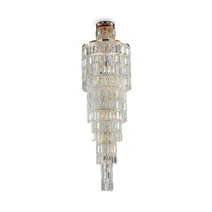Candelabru Niagara metal/cristal auriu Maytoni