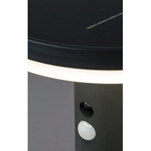 Lampa solara Alaska LED 10W metal/acril antracit/alb Rabalux