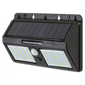 Lampa solara Ostrava LED 2.4W acril negru Rabalux RBL7881