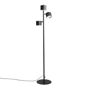 Lampadar Bot 3xGU10 metal negru Aldex